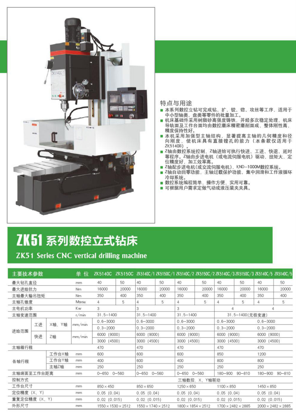 CNC Vertical Drilling Machine